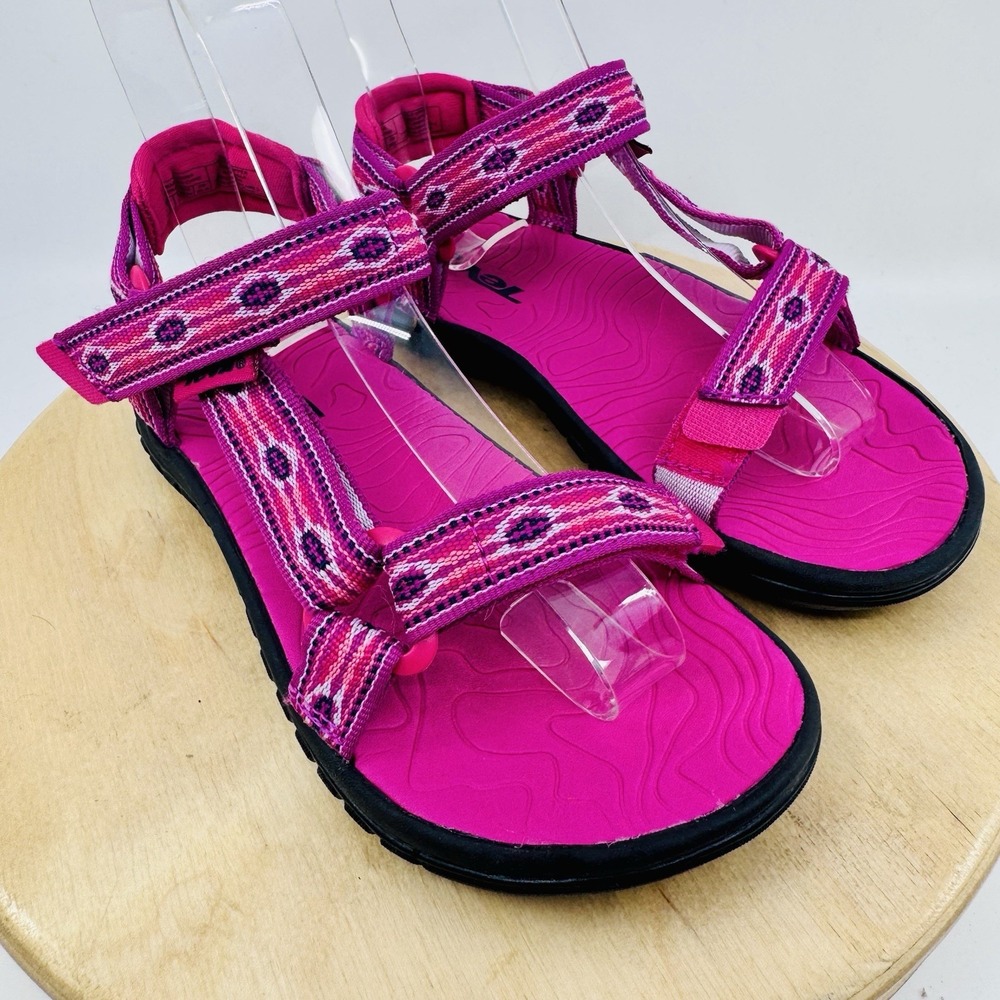 Teva Hurricane 3 Sandals Kids Girls 1 Pink Sport Outdoor Water Shoes